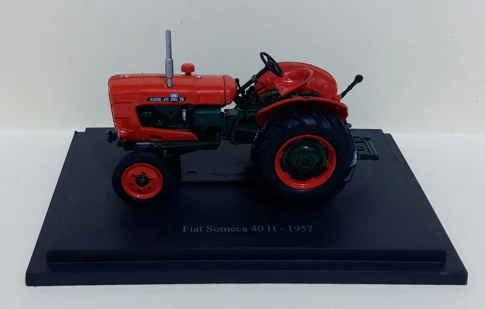 HACHETTE 1/43 TRATTORE FIAT SOMECA 40 H 1957 DA COLLEZIONE - Immagine 1 di 1