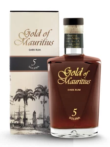 Gold of Mauritius 5 Jahre Dark Rum Solera - 40 % Vol. / 0,7 Liter Flasche - Bild 1 von 1