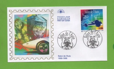 FDC 1998 - Le Salon De L'Auto - 1898-1998 ( Ref. 8135) - Image 1 of 2