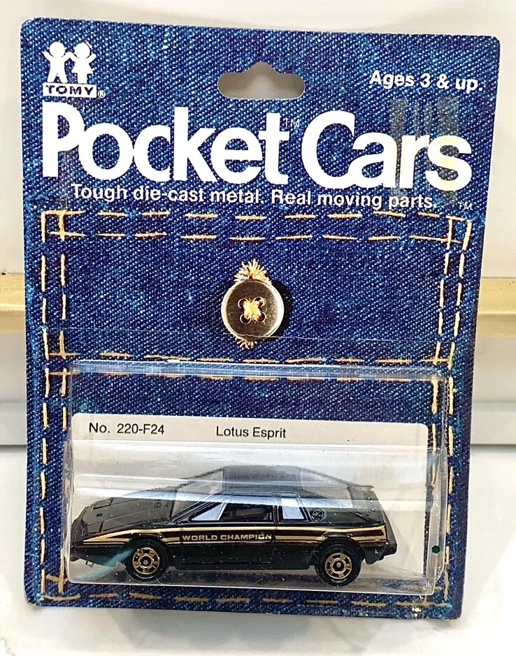 Tomy Pocket Cars Lotus Esprit nuevo en paquete 1979 nuevo stock antiguo 220-F24 Japón Foto 1 de 4