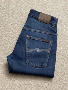 Nudie Jeans THIN FINN Slim Fit Organic Stretch Denim Jeans Men W31 L32 (NJ4056) - Picture 1 of 13