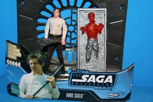 STAR WARS 2006 SAGA HAN SOLO CARBONITE FIGURE COMPLETE LOOSE WEAPON HASBRO - Picture 1 of 11
