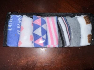 Womans 7 Pairs Ladies Fashion Socks Low Cut Muticolor Size 4-10 (New No Tag) - Picture 1 of 6