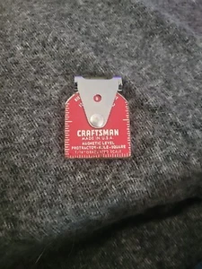 Vintage CRAFTSMAN 9-3992 Magnetic Level Protractor Rule Square Made in U.S.A. - Picture 1 of 6
