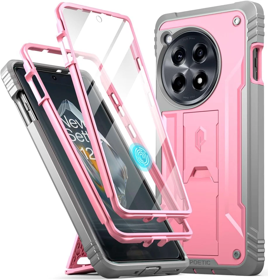 Funda Poética para OnePlus 12 5G / 12R 5G Resistente con Pata de Cabra y Pantalla Incorporada Foto 1 de 1