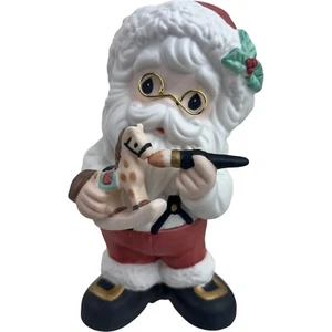 Figura de porcelana Precious Moments Papá Noel Toymaker hecha con amor 131022 - Imagen 1 de 6