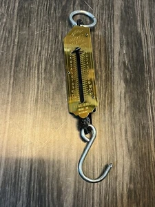Taschenwaage 12,5 kg Zinnhaken | ORIGINAL REBUERE Waage - Bild 1 von 2