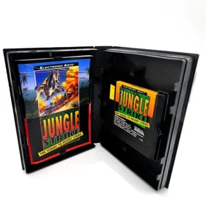 Jungle Strike Sega Genesis - CIB Complete with Manual *Tested & Works* - Picture 1 of 8