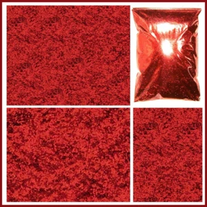 2lb Blaze Red Metal Flake Paint Additive .004"-.025" - Fine to Large, 907g Bulk - Picture 1 of 9
