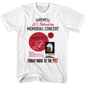 Parks and Recreation Lil Sebastian Memorial Friday At The PIT Men's T Shirt - Picture 1 of 5