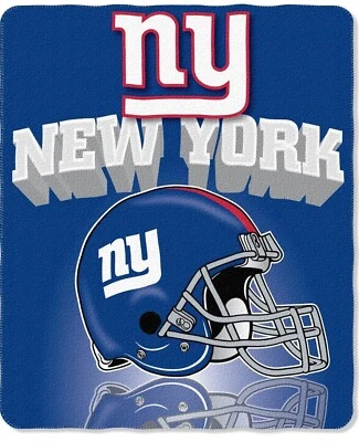 New York Giants NFL Northwest 50'' x 60'' Super Plush Micro Fleece Throw Blanket - Image 1 of 2