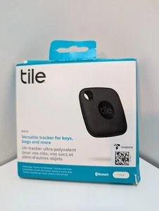 Tile Mate Bluetooth Tracker Noir Porte-clés Porte-clés Sacs - Boîte Ouverte Inutilisée - Photo 1 sur 3