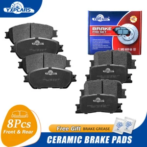 Front and Rear Ceramic Disc Brake Pads Set for Lexus ES300 ES330 Toyota Camry - Picture 1 of 7