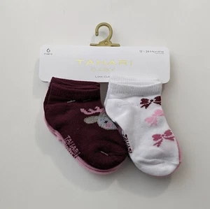 Tahari Baby Low Cut Socks 12-24 months  6 pair pack - Picture 1 of 2