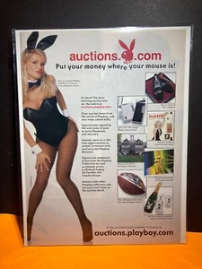 Vintage Original Print Ad 2000 PLAYBOY Playboy Auctions Playboy BUNNY EARS - Picture 1 of 1