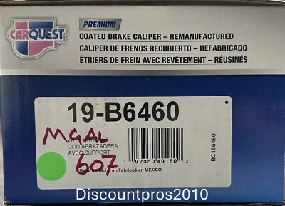 Pinza de freno de disco delantera derecha Carquest 19-B6460 Hyundai Sonata 2011-2014 Foto 1 de 3