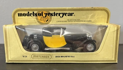 Matchbox Models of Yesteryear 1928 Bugatti T44  Diecast Car 1:38 England Y-24 - Image 1 of 4