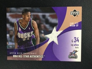2002-03 Upper Deck #RA-AW Ray Allen NBA All-Star Authentics: Warm-Ups - Picture 1 of 2