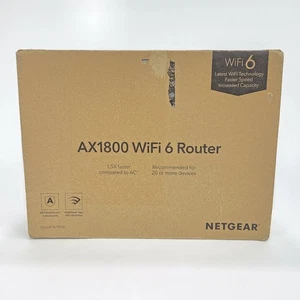 NETGEAR 4-Stream AX1800 WiFi 6 Router 1.8Gbps - Model R6700AX - Picture 1 of 8
