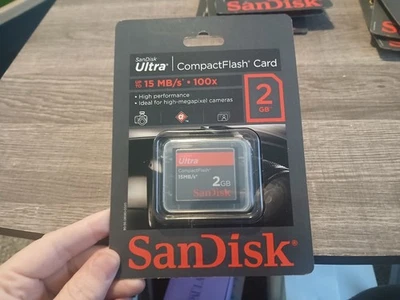 2gb NEW Sandisk ULTRA Compact flash memory CF I DSLR CF Nikon Canon - Image 1 of 2
