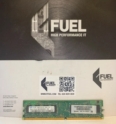 Samsung  512MB DDR2 ram memory module PC2-4200   -  M378T6553EZS-CD5 - Image 1 of 3