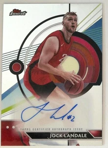 2023-24 Topps Finest #FA-JL Jock Landale Huston Rockets - Imagen 1 de 3