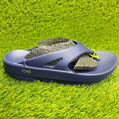 Oofos OOriginal 女式 7 码海军蓝步行恢复拖鞋凉鞋 — 第 1/4 张图片