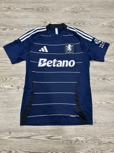 Adidas Aston Villa Third Kit 24/25 Navy Blue Jersey Men's Size Small KA6897 New - Picture 1 of 5