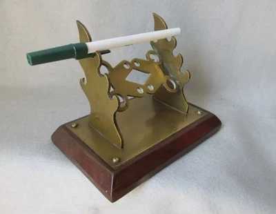 Antique Edwardian Pen, Pencil Stand, Desk Top Pen, Pencil Holder - Image 1 of 4