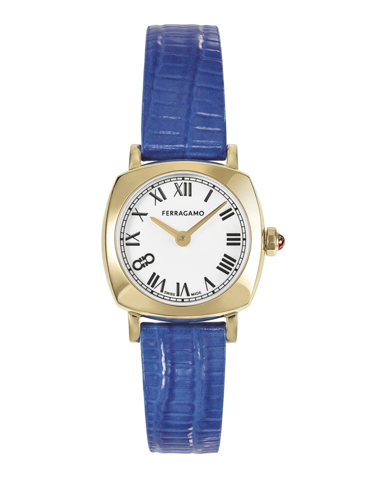 Reloj de moda Ferragamo para mujer dorado con correa de 23 mm Foto 1 de 4