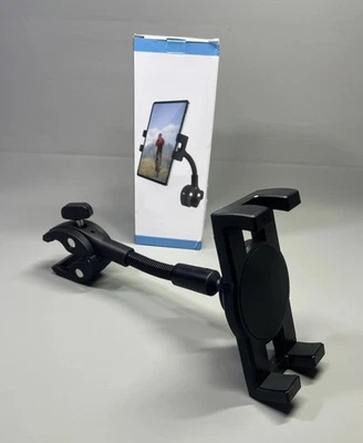 Handlebar Tablet Phone Holder Bike Pram Mount Flexible Stand Adjustable Arm 360° - Image 1 of 4