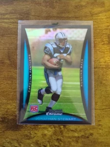 2008 Bowman Chrome Refractor RC #BC75 Jonathan Stewart Panthers - Picture 1 of 2