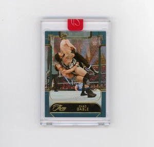 2024 Panini Three Count WWE Chad Gable Base #2 Platinum Parallel #d 1/1 - Imagen 1 de 2