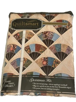 Grandma's Fan Classic Pack Pieced Quilting Pattern From Quiltsmart Patterns New - Image 1 of 4
