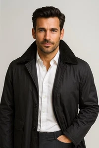 HUGO BOSS XXL HERAUSNEHMBARER Sherpa Kragen wasserabweisend isoliert Steppfutter - Bild 1 von 13