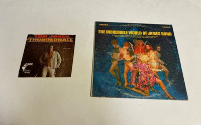 Tom Jones Thunderball 45 Picture Sleeve James Bond Vinyl Album LP Goldfinger - Image 1 of 4