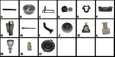 Peças, aspirador vertical sem saco Hoover Elite Rewind, UH71012 - Imagem 1 de 2