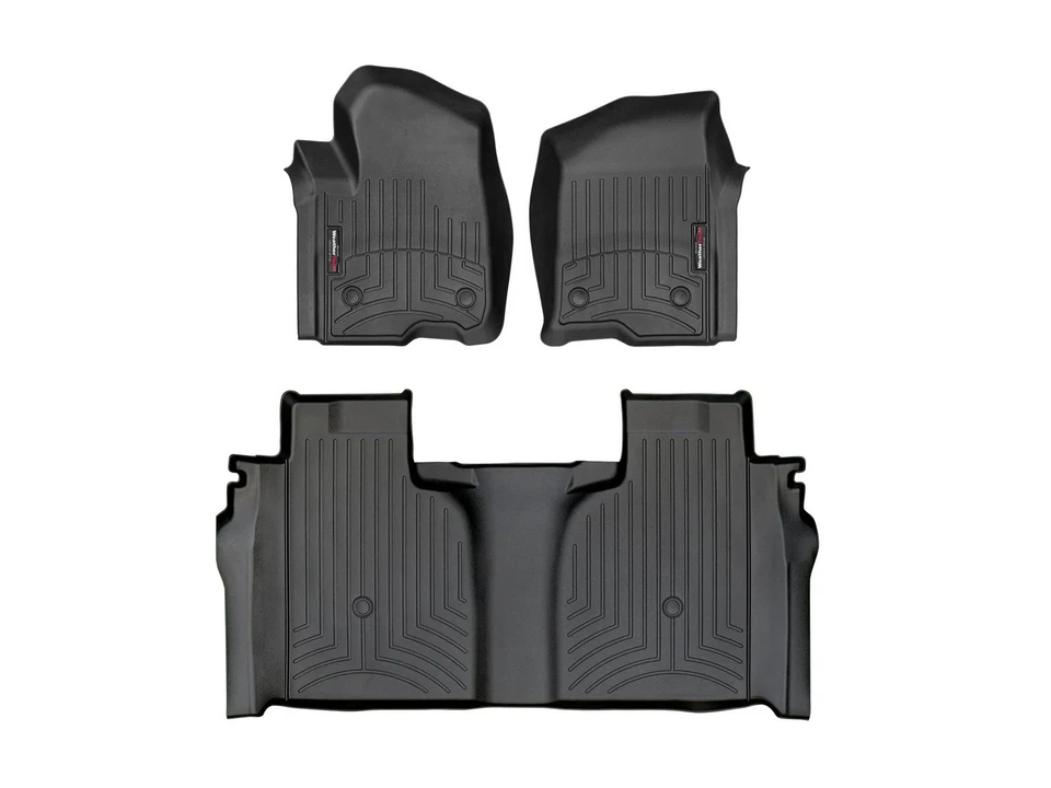 WeatherTech FloorLiner for 2019-2025 Chevrolet Silverado 1500 - Black - Image 1 of 4
