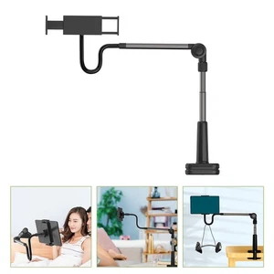 Mobile Phone Holder Stand Flexible Gooseneck for Recording Overhead Mount - Photo 1 sur 11
