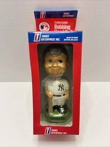 New York Yankees Vintage Bobblehead Twins Enterprises scatola usura - Foto 1 di 7