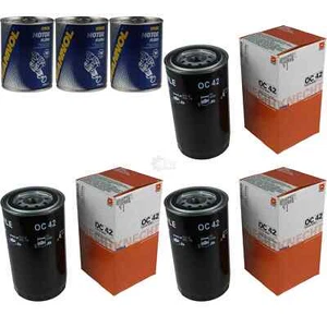 3x Original MAHLE / KNECHT Ölfilter OC 42 + 3x SCT Motor Flush Motorspülung - Bild 1 von 6