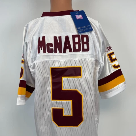 New Donovan McNabb Washington Redskins Road Jersey 2010 NFL Football Sewn 48 Cover