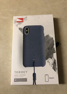 Genuine Apple Recommended Lander Torrey Phone Blue Case For iPhone X - RRP £35