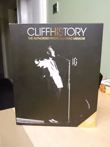 CLIFF RICHARD HARDBACK BOOK - CLIFFHISTORY - COLLECTORS EDITION IN SLIPCASE + - Imagen 1 de 12
