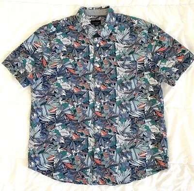 STRUCTURE Hawaiian Shirt Size large Pre-owned Great Condition - Image 1 of 4