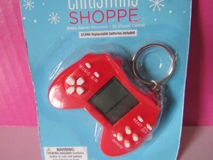 Mini Retro Classic Games Retro Red Game Keychain NIP - Picture 1 of 3