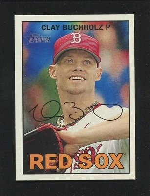 #414 CLAY BUCHHOLZ, Red Sox - 2016 Topps Heritage: SP 165001e - Image 1 of 3