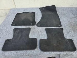 FLOOR MAT MATS SET BLACK COLOR ASSEMBLY 104K OEM 13-17 AUDI SQ5 Q5 - Picture 1 of 6