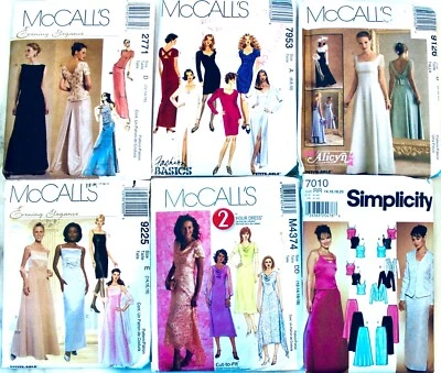 U PICK!  PROM BRIDAL FORMAL DRESS Sew Pattern  UC - Image 1 of 4