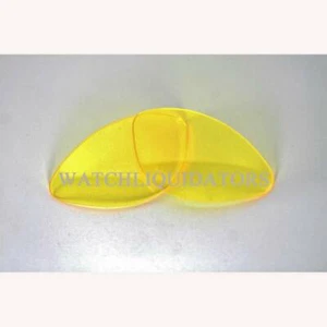 NIKE INTERCHANGE ROUND REPLACEMENT SUNGLASS LENSES IN HI VIS YELLOW EAL002 - Picture 1 of 2